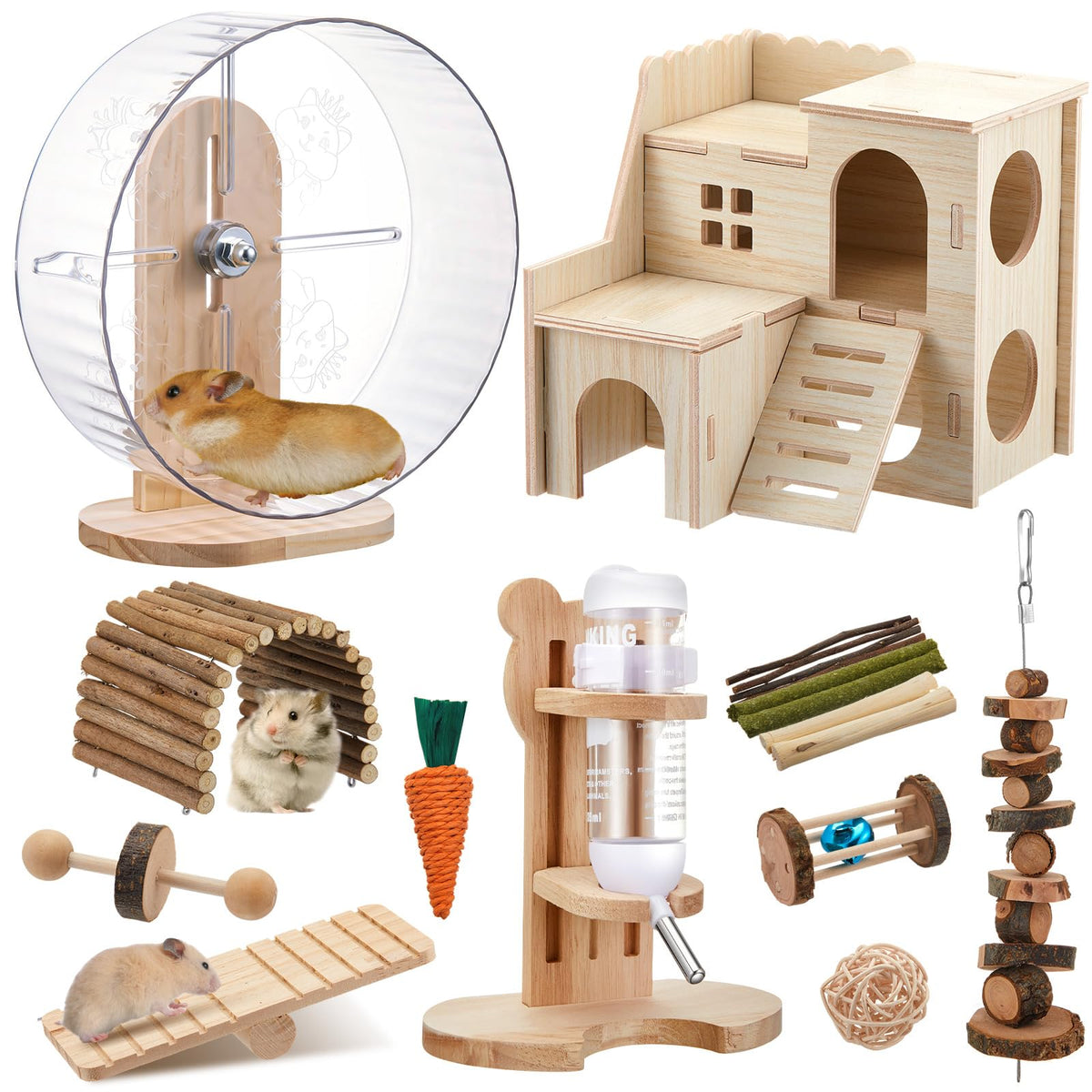 Sonwyoung hamster quiet wheel for gentle, low-noise daily exercise.
