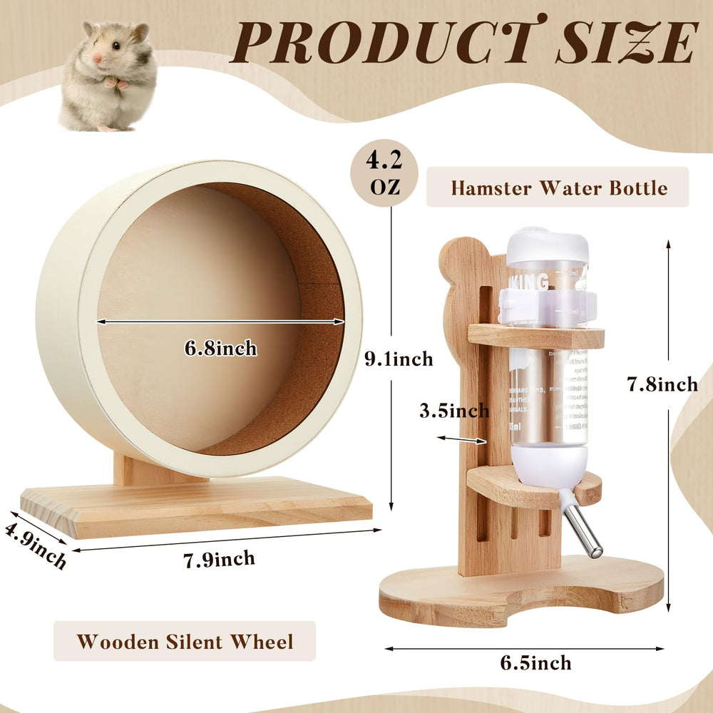 Sonwyoung hamster water bottle stand keeps hydration convenient for small pets.