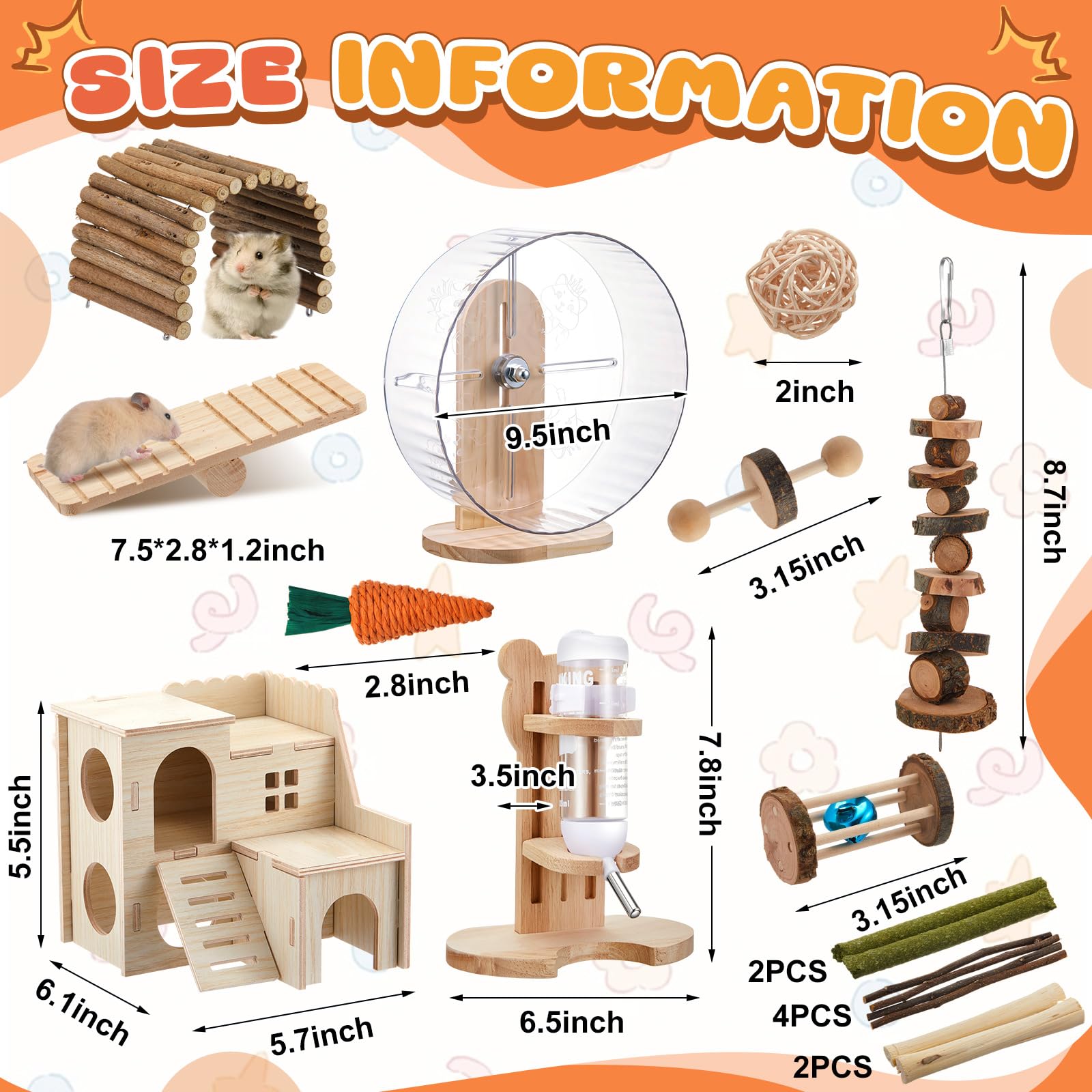 Sonwyoung maze wood house provides hideaway and enrichment.