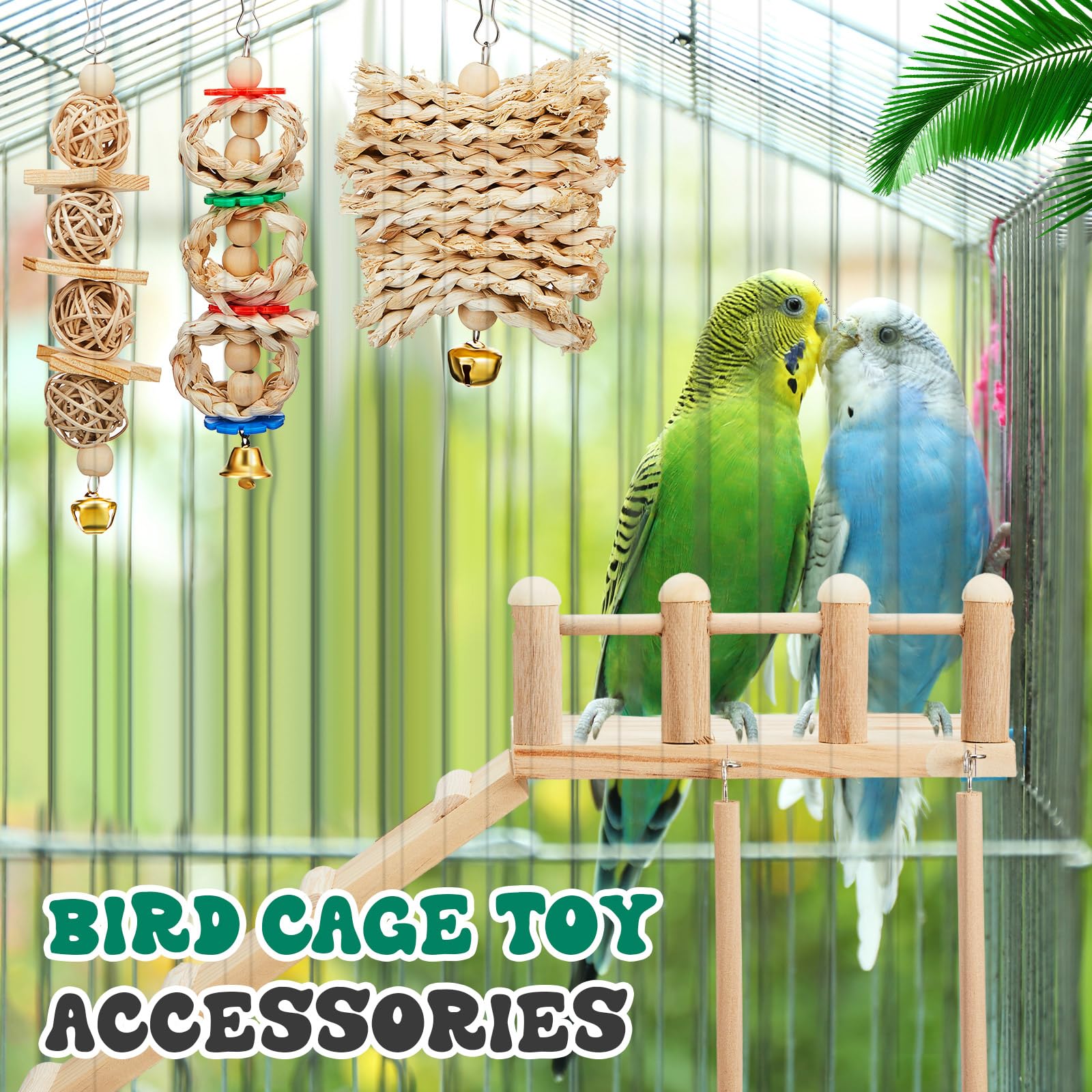 Sonwyoung wooden-platform-for-bird-perches provides a cozy perch with stable mounting.