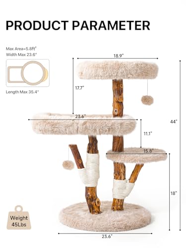 Sopapets aesthetic cat tree indoor decor blends with modern home styling.