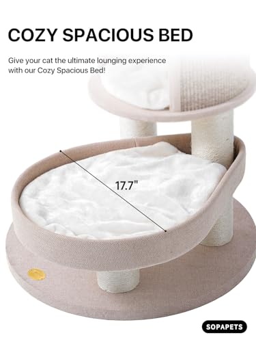 Sopapets secure, wobble-free design keeps big cats safe during play.
