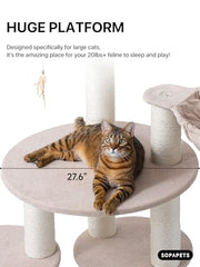 Sopapets XXL heavy-duty structure with scratch posts promotes natural scratching and exercise.