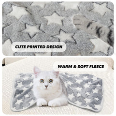 SORKUT puppy blankets fleece texture closeup highlights ultra-soft fabric.