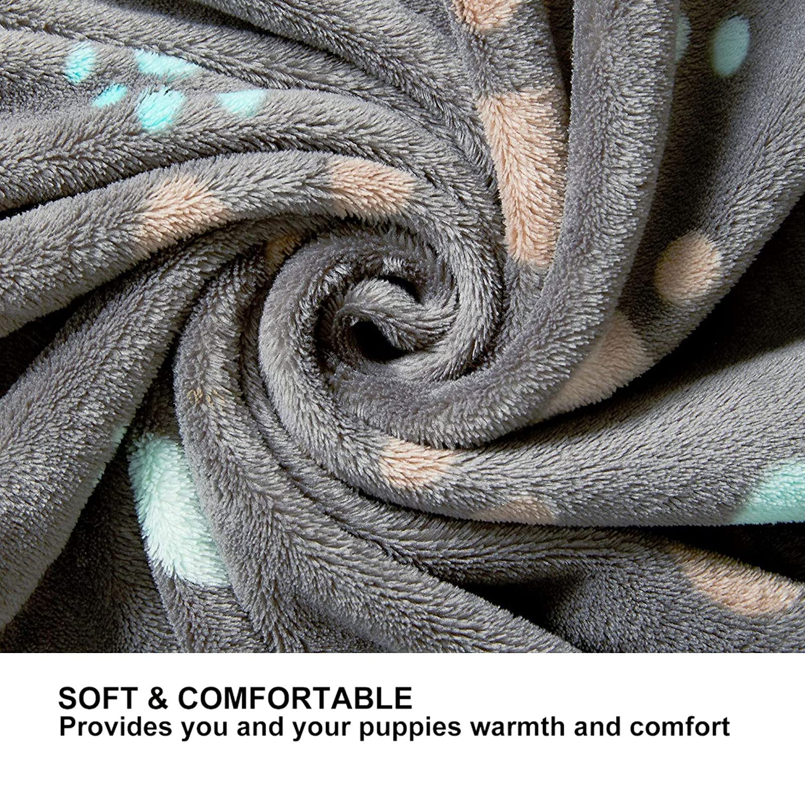 SORKUT small blanket 23x15in designed for compact travel and cradling pets