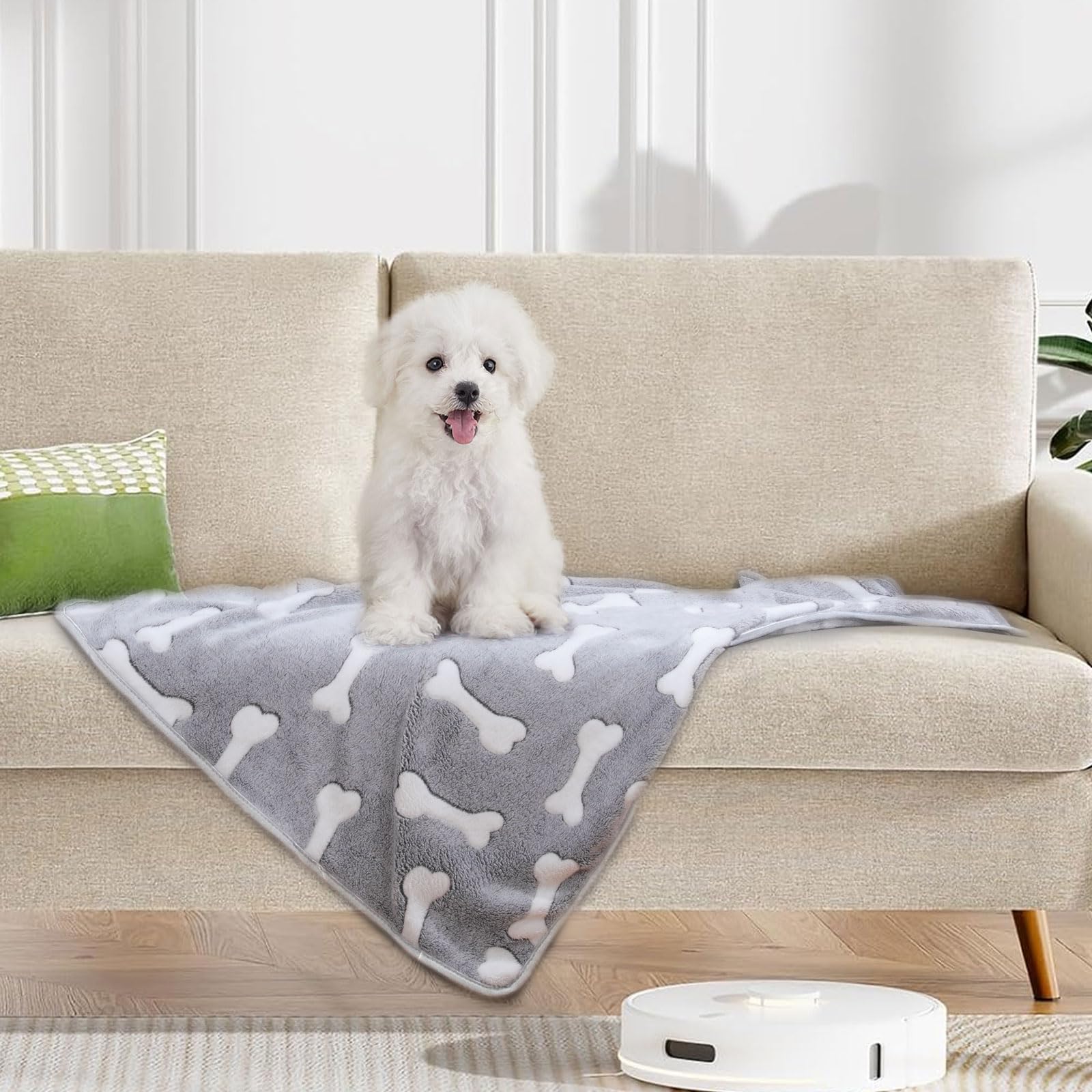 SORKUT washable pet blanket machine-wash for easy care.