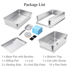 Sorstrem detachable enclosure with sealing strips reduces leakage.