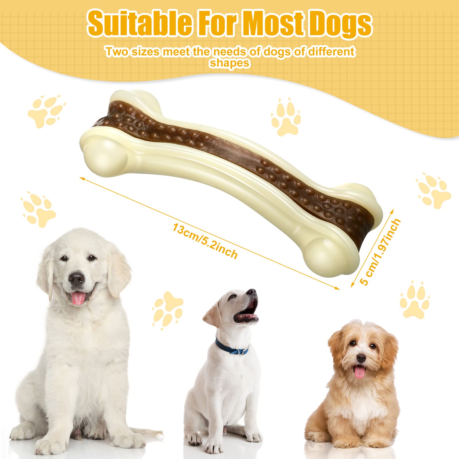 Sosation bone-shape design aids grip and reduces boredom during chewing.