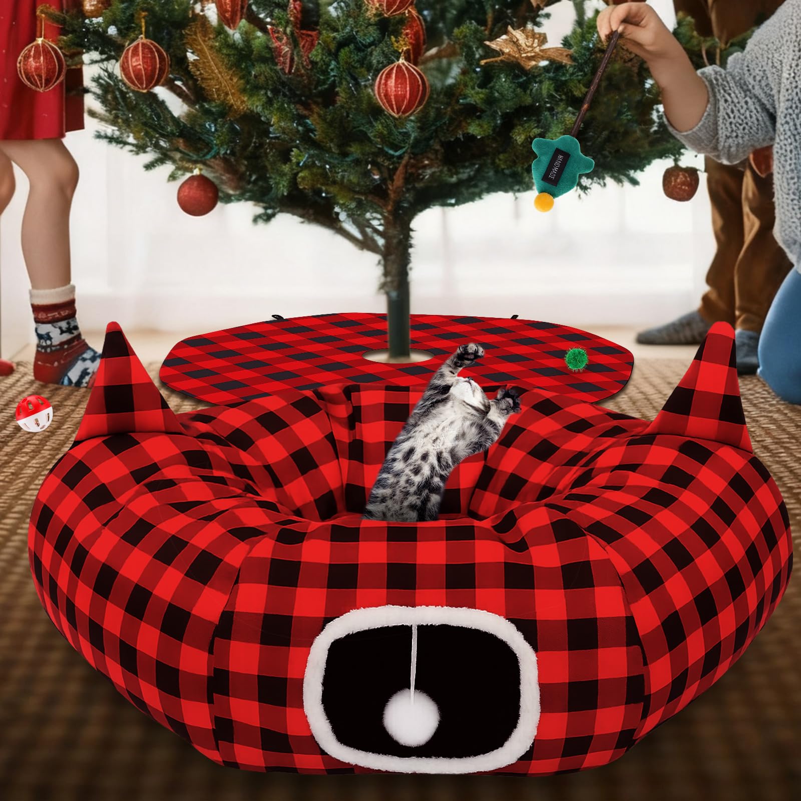Sosation scratch-resistant fabric endures active cat play over time