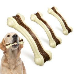 Sosation three-pack chew toys nylon bone provide durable chewing for dogs.