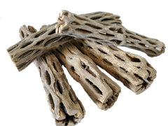 SoShrimp cholla wood aquarium décor with natural branches for hiding spots.