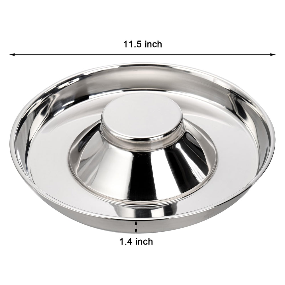 SOUJOY raised center slow feeder design shown close up