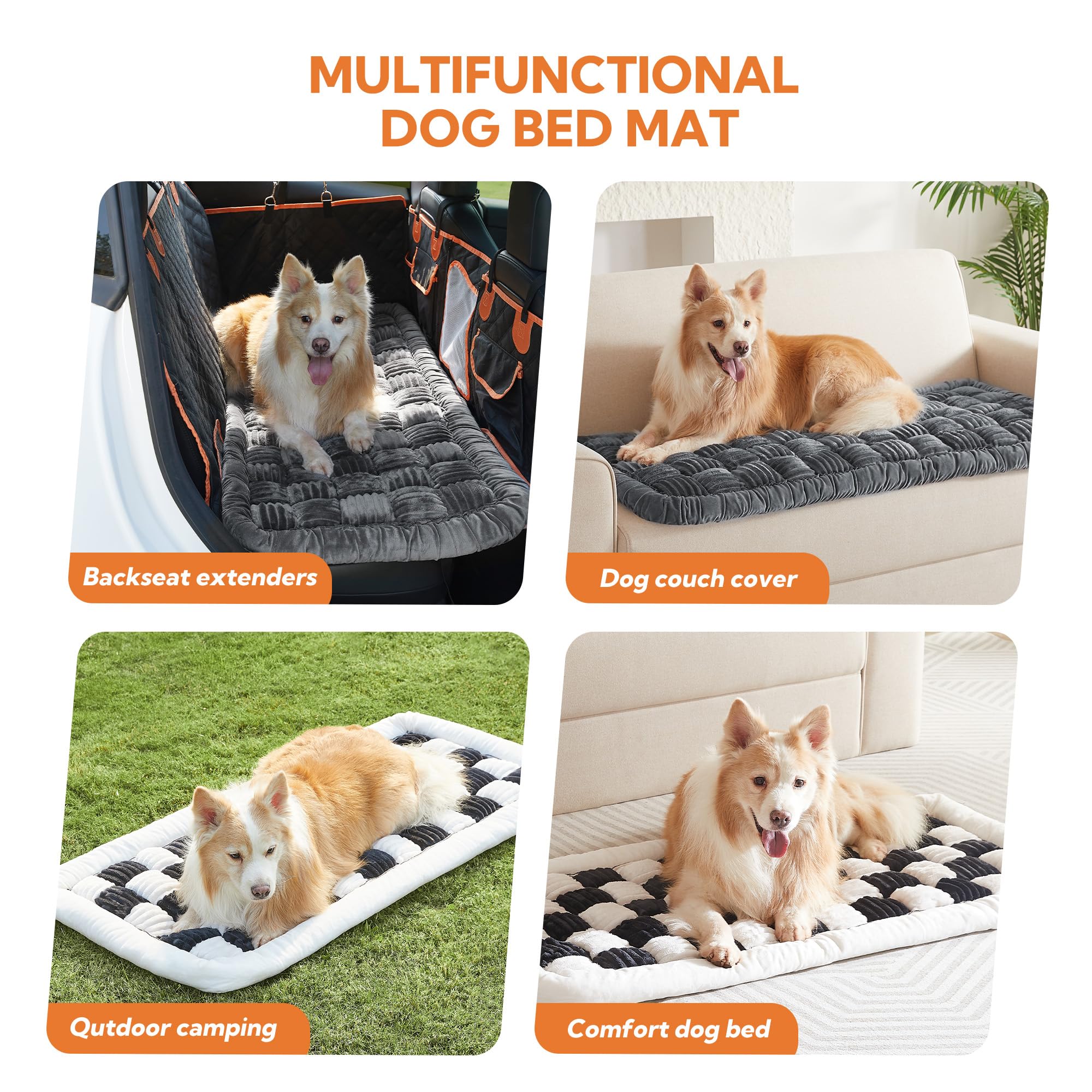 Soulbond Backseat Pet Bed Mat is machine-washable for easy cleanup.