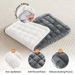 Soulbond backseat pet bed mat PP cotton filling stays plush through long journeys