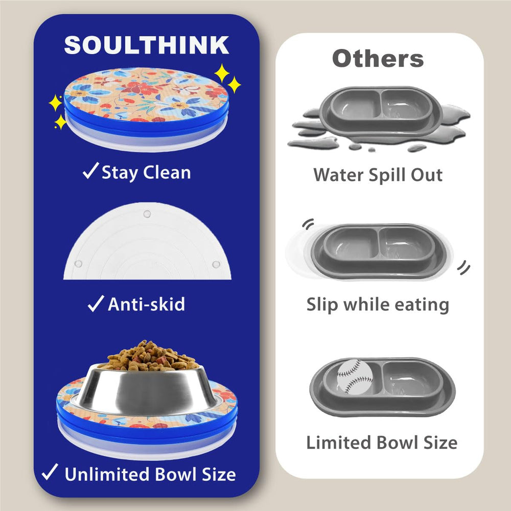 SoulThink ant proof bowl tray outdoor use supports clean, ant-free feeding outside.