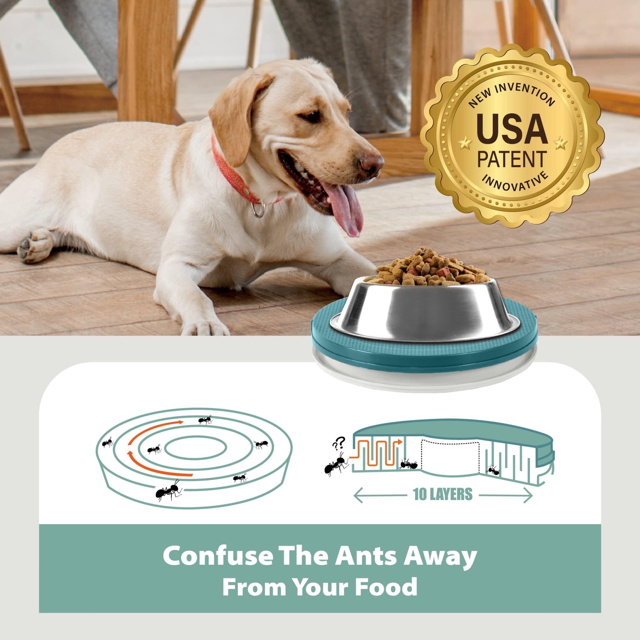 SoulThink ant-proof tray outdoor-use shows outdoor feeding without ant disruption