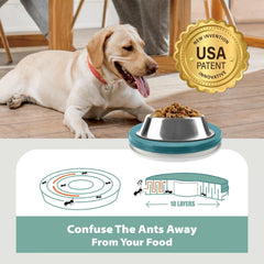 SoulThink ant-proof tray outdoor-use shows outdoor feeding without ant disruption
