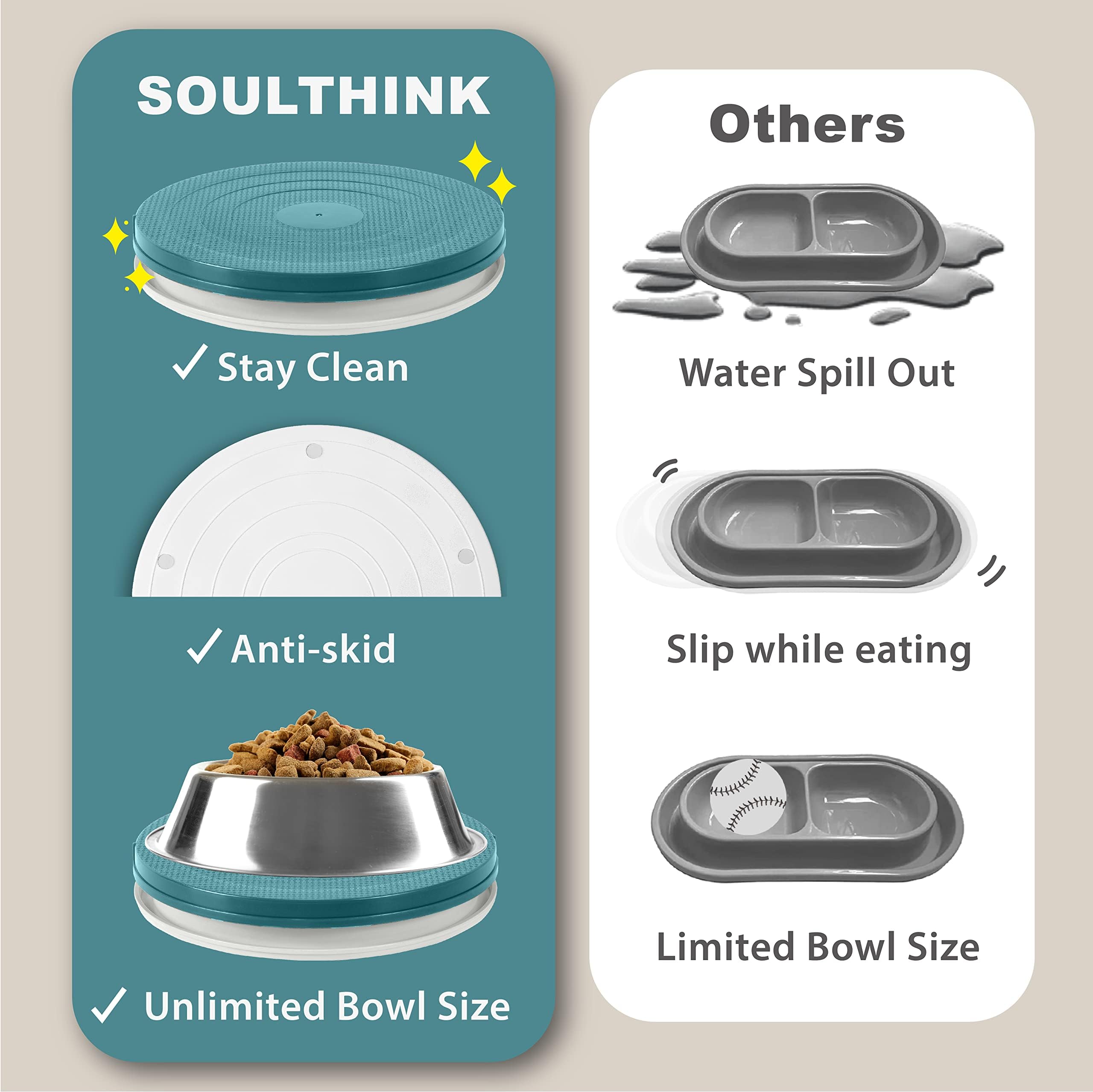 SoulThink no-water-needed tray illustrates chemical-free, waterless ant deterrent