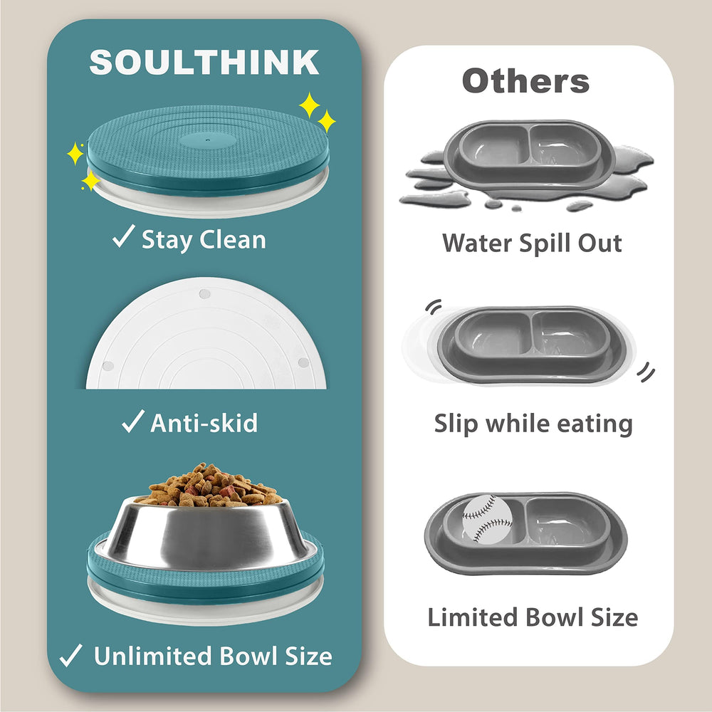 SoulThink no-water-needed tray illustrates chemical-free, waterless ant deterrent