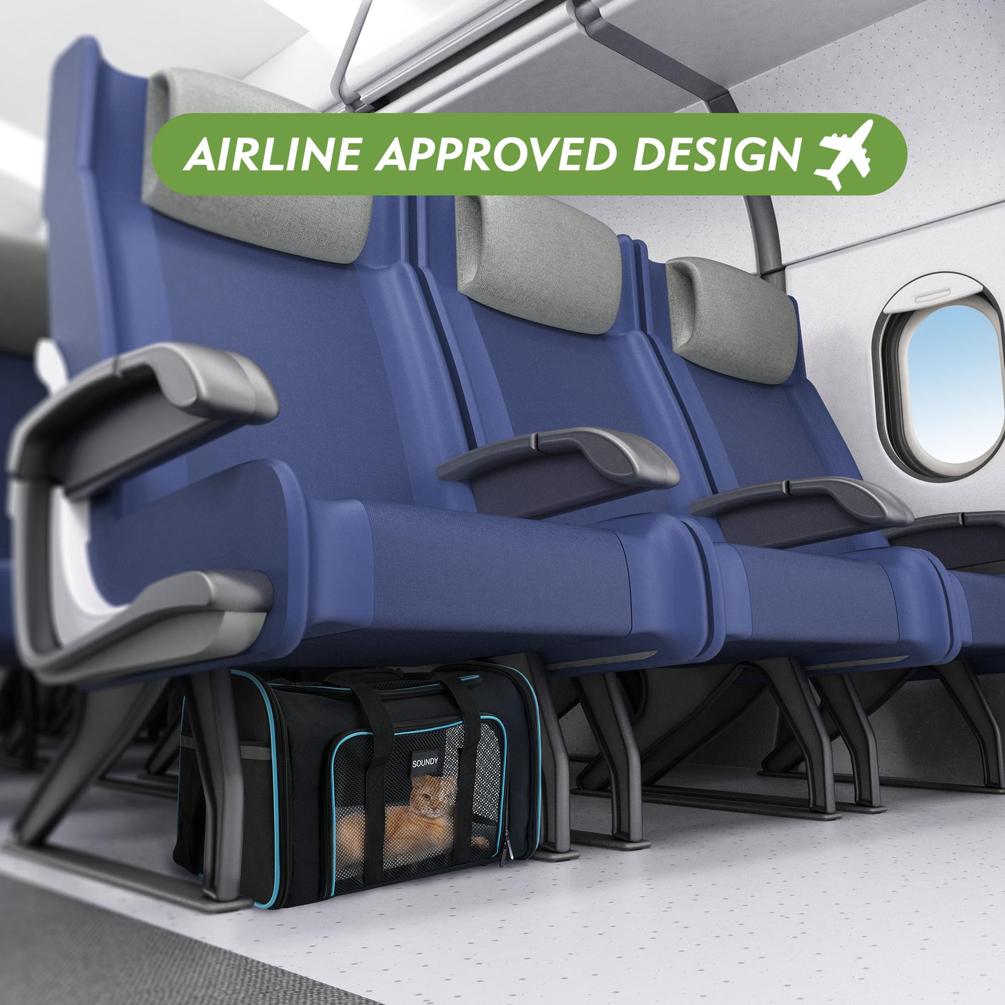 Soundy carrier collapsible design illustrates easy folding for storage