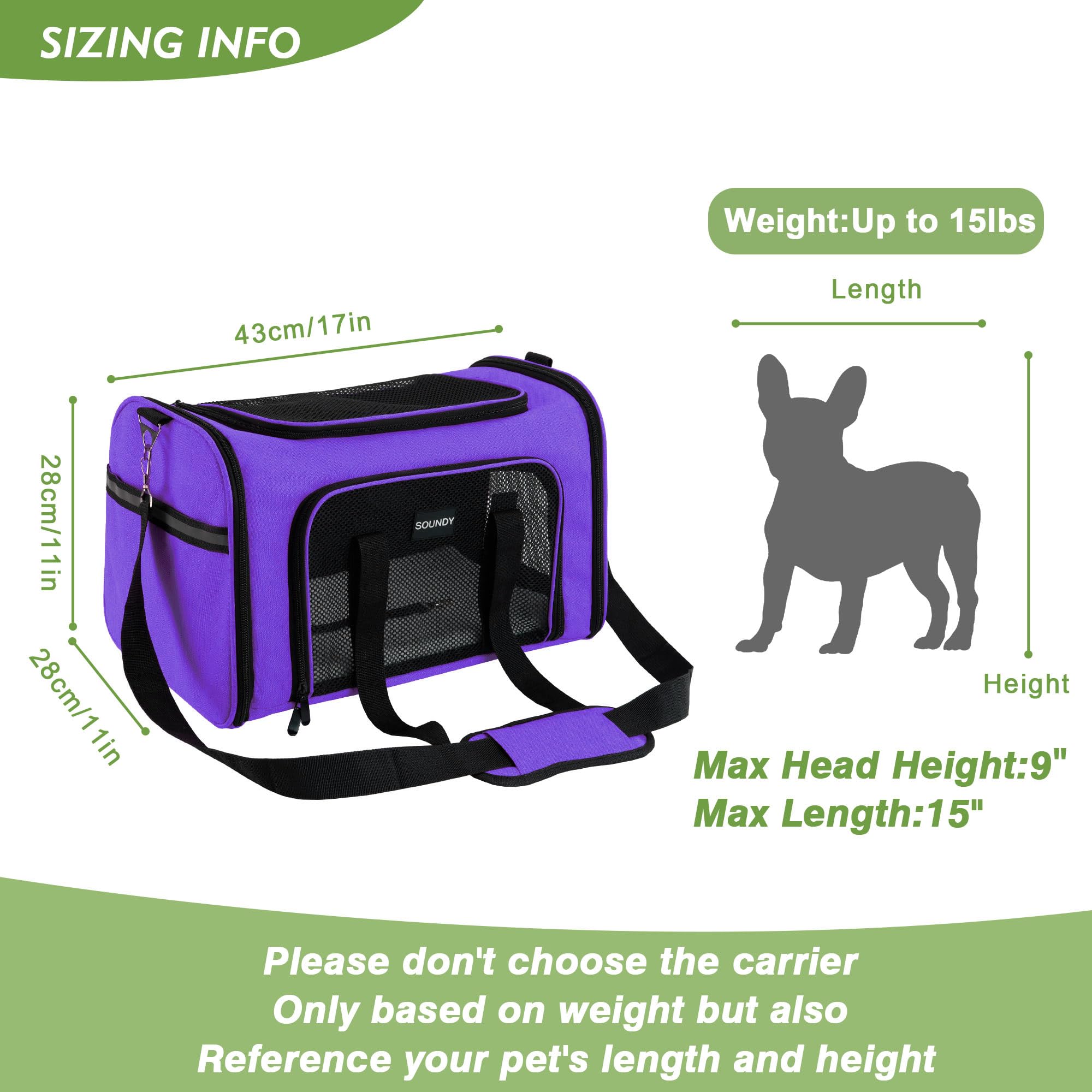 Soundy carrier reinforced frame with metal wire improves shape retention.