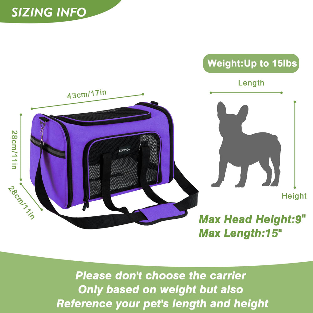 Soundy carrier reinforced frame with metal wire improves shape retention.