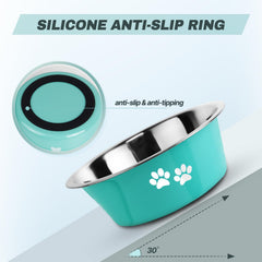 SOUXU tazón anti-derrame con diseño y silicona para comensales silenciosos.