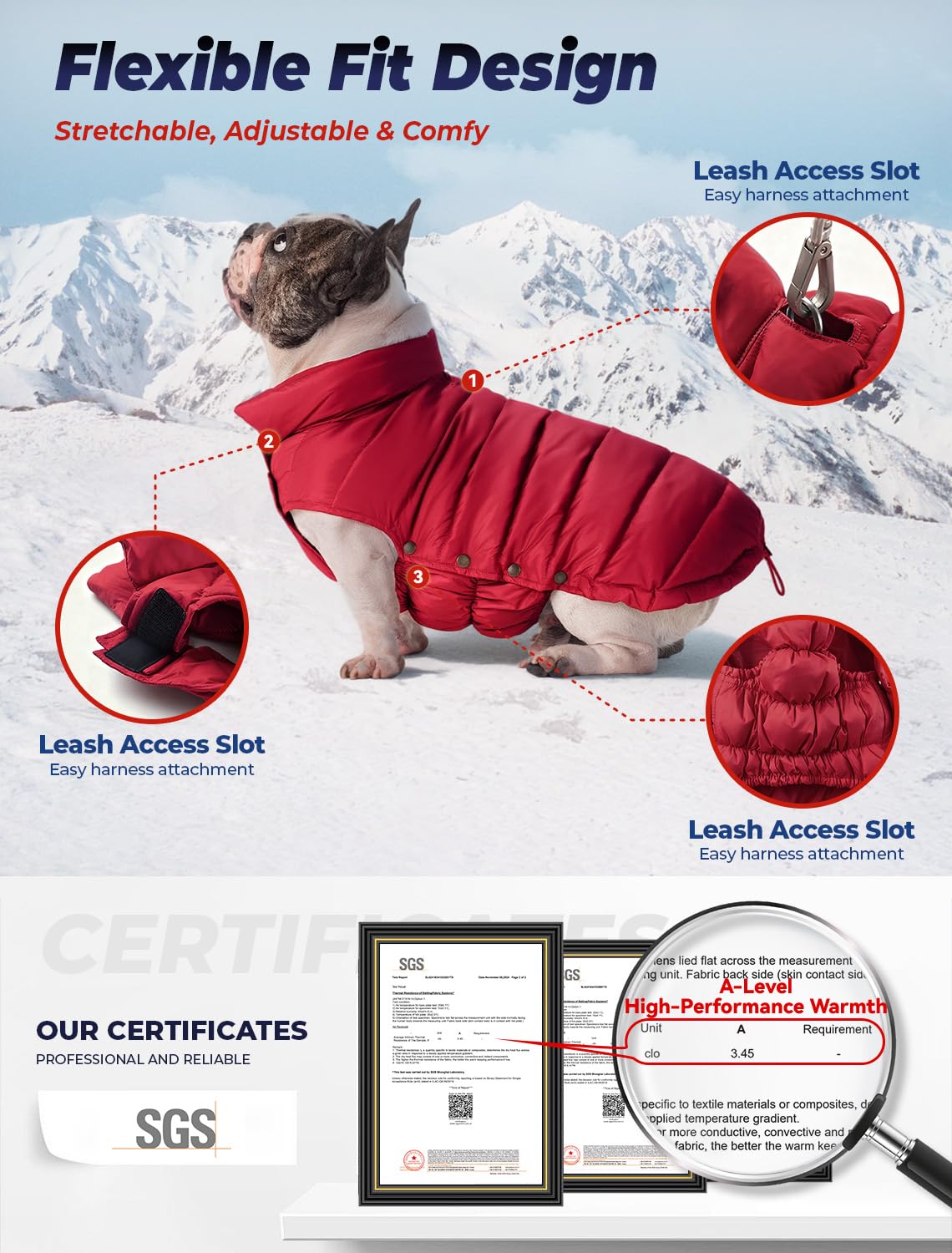 SPACE LION duck-down close-up, premium insulation without bulk