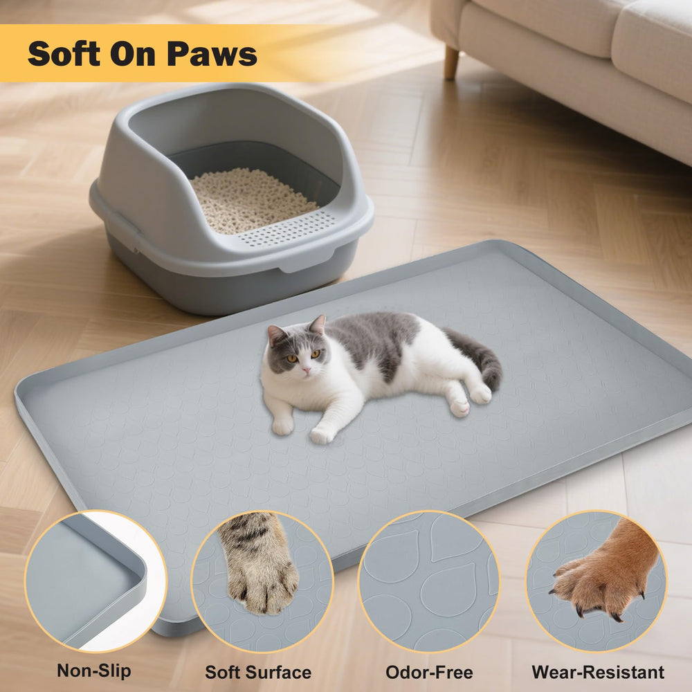 SpaceTime mat being cleaned easily with shake or rinse