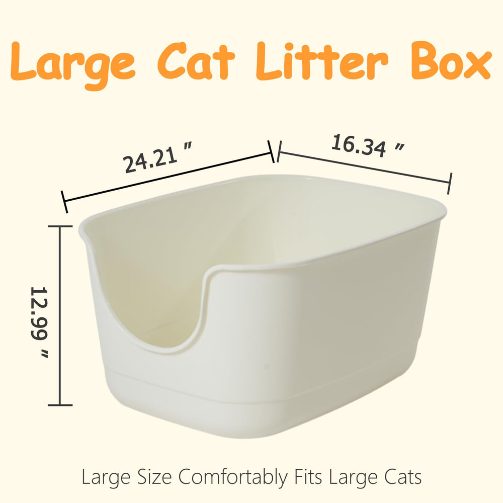 SpaceTime grey litter box with anti-splash design reduces mess during digging