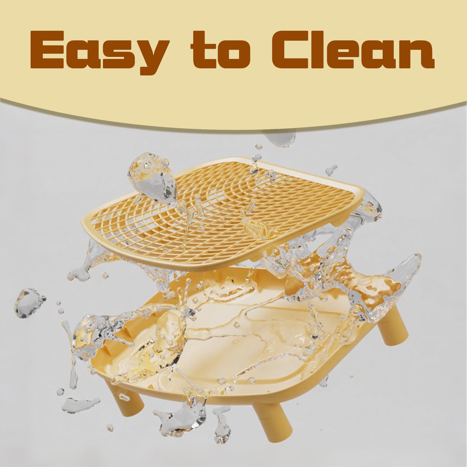 SpaceTime cat litter mat easy-clean surface simplifies maintenance