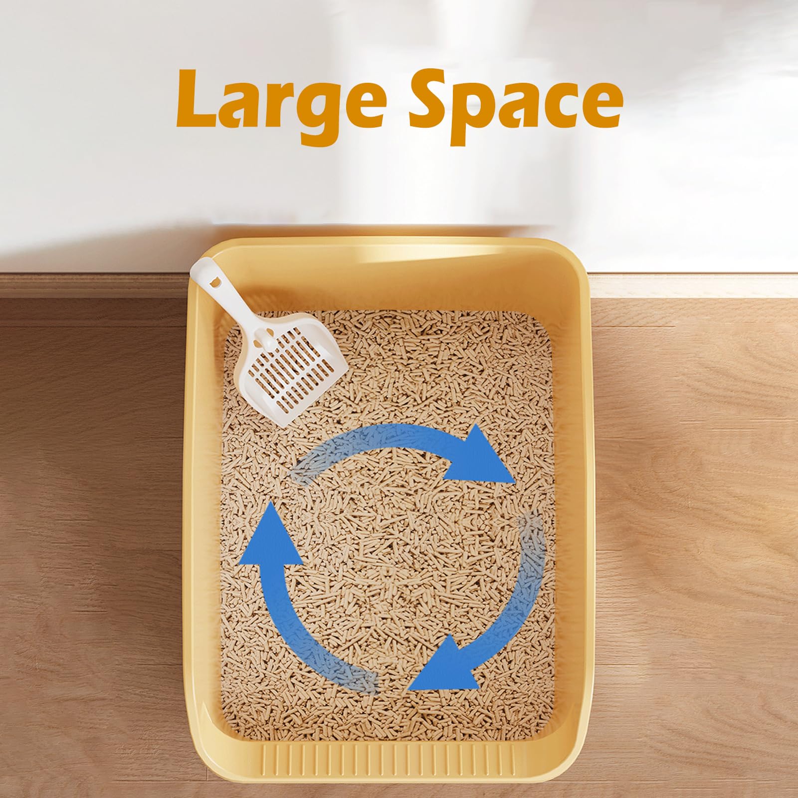 SpaceTime spacious interior supports comfortable movement for indoor cats.
