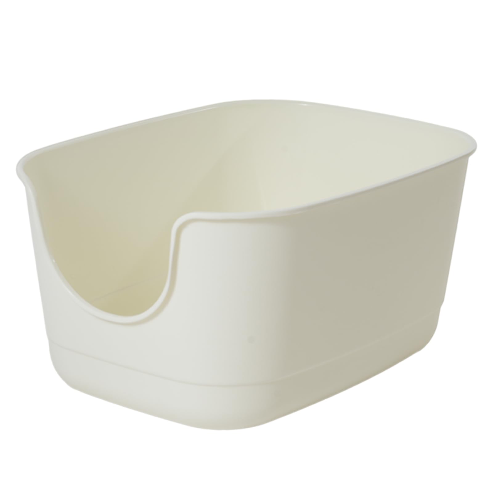 SpaceTime extra large litter box high sides prevents mess and spills during digging