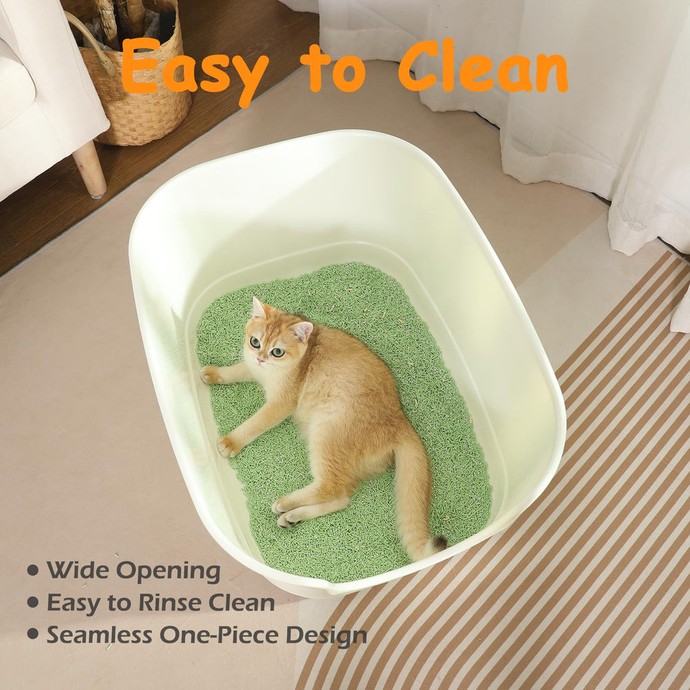 SpaceTime multi-cat litter pan, 24.2 by 16.3 by 12.9 inches, roomy interior