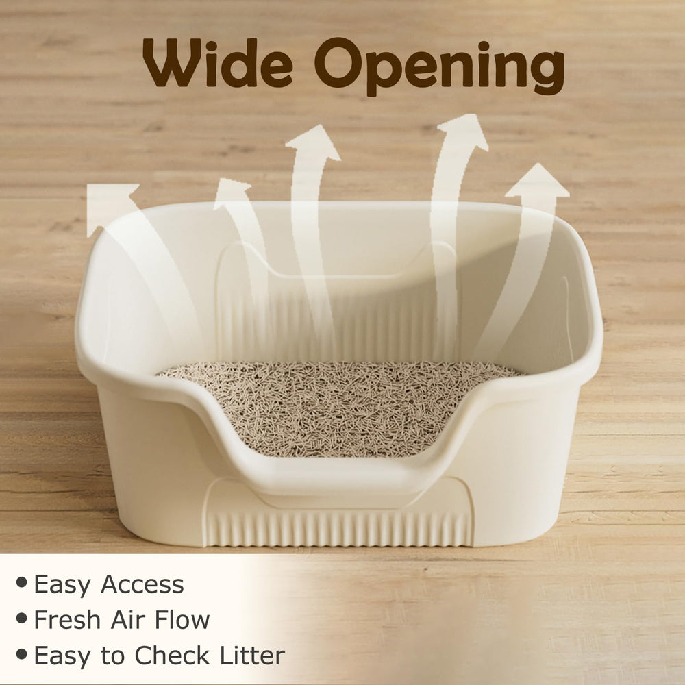 SpaceTime large-cat friendly litter box suitable for big cats