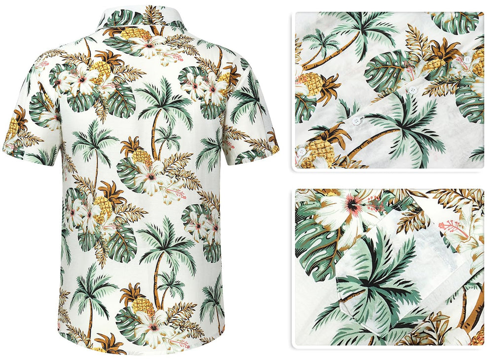 Spajoy Hawaii owner shirt model demonstrates matching set option.
