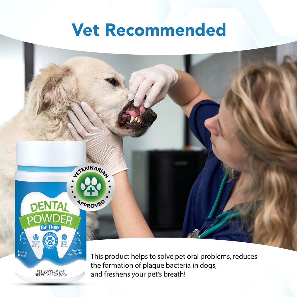 Spanielbuns dental powder helps promote fresher breath during daily moments
