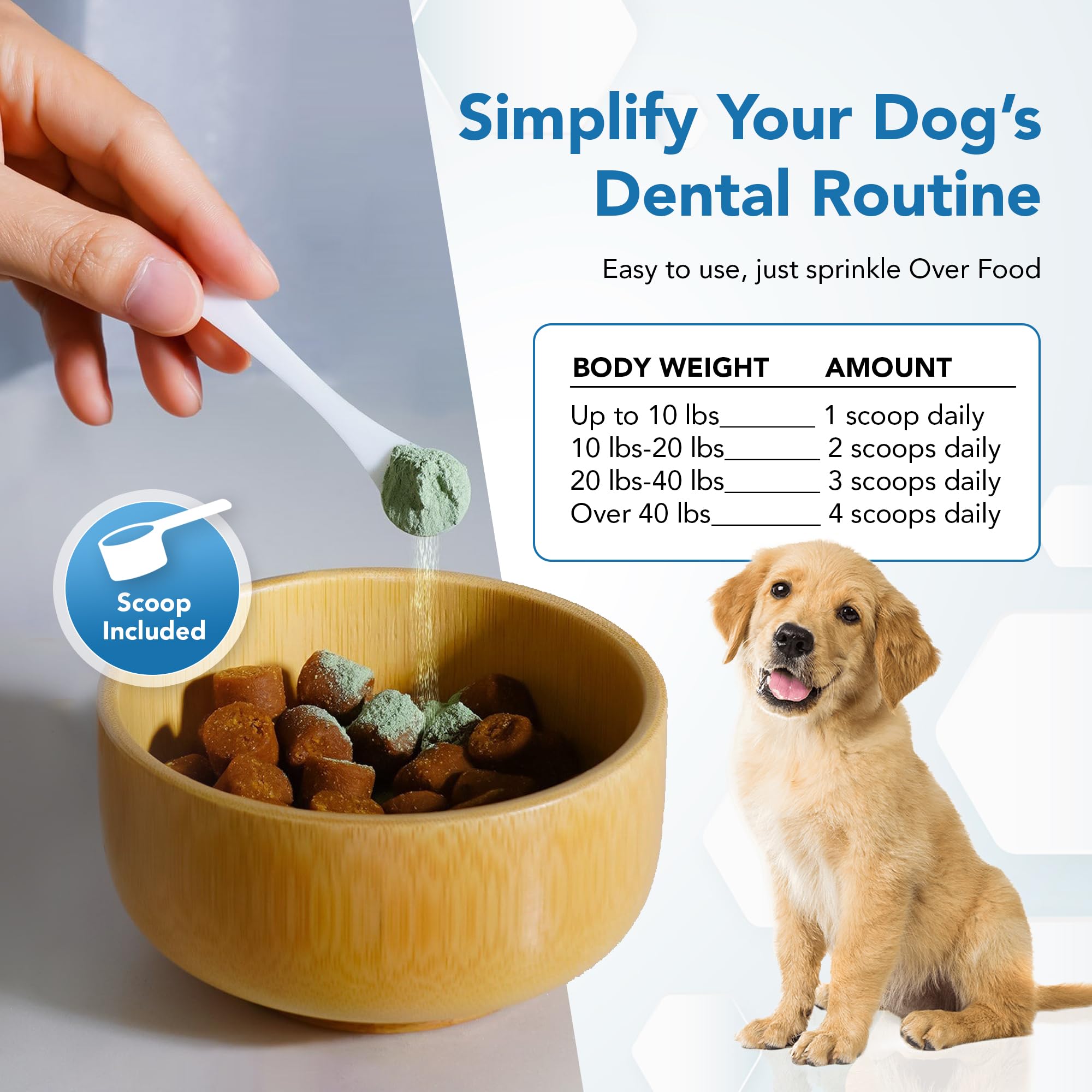 Spanielbuns dental powder jar highlights probiotic blend for ongoing oral support