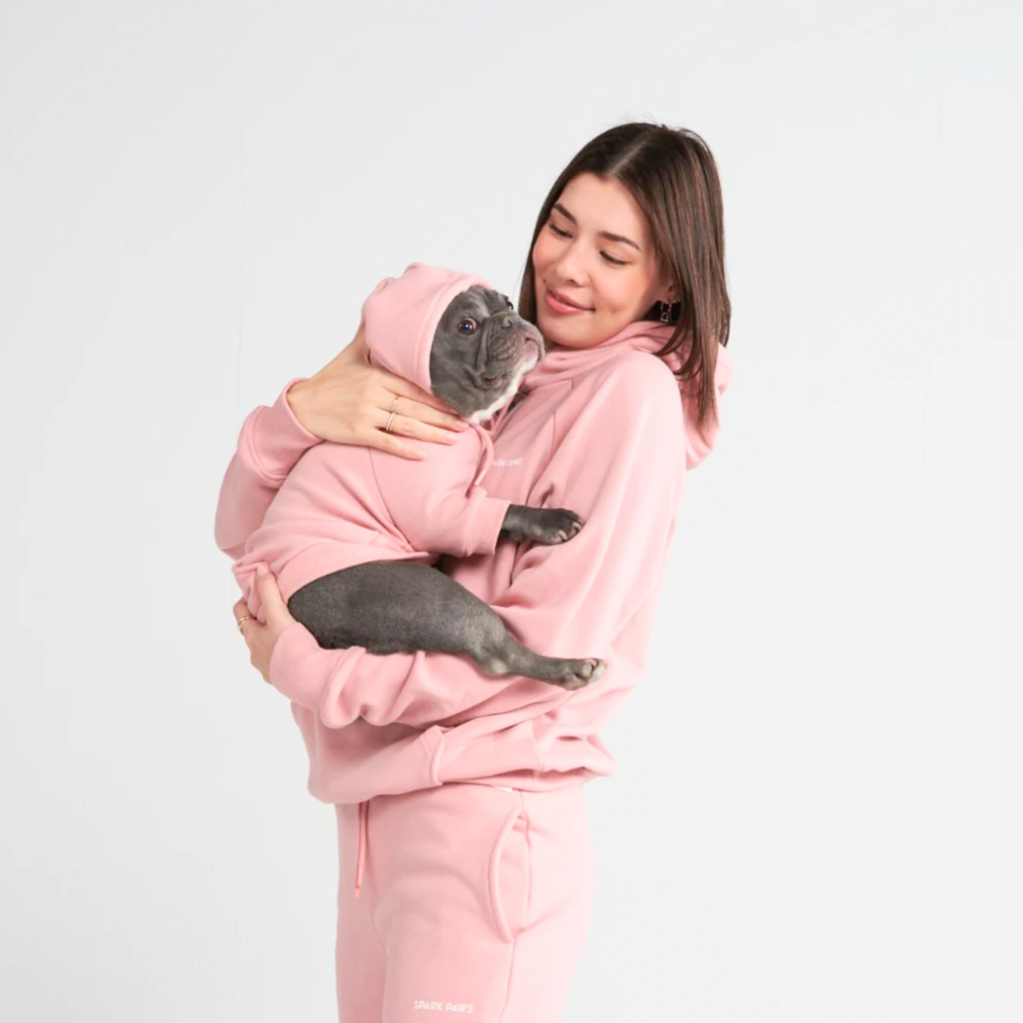 Spark Paws dog hoodie broad-chest fit suits bulldog-like breeds