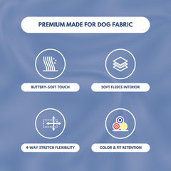 Spark Paws dog hoodie broad-chest-fit on a French Bulldog ensures comfortable range of motion