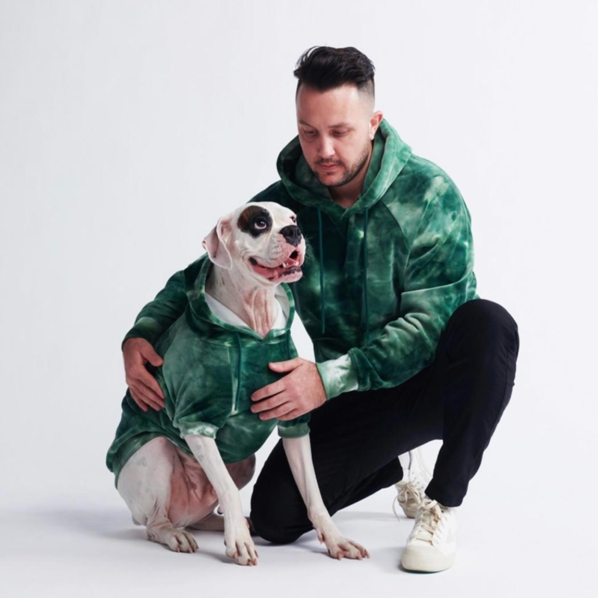 Spark Paws Dog Hoodie versatile sizes ensure comfortable movement across breeds.