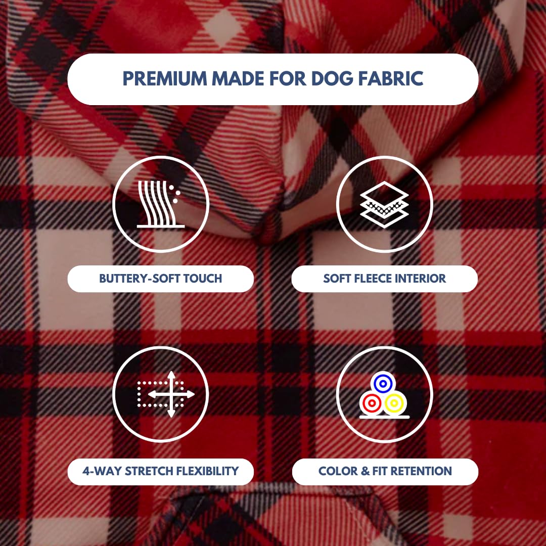 Spark Paws broad-chest-fit provides comfortable range for bulldogs and retrievers