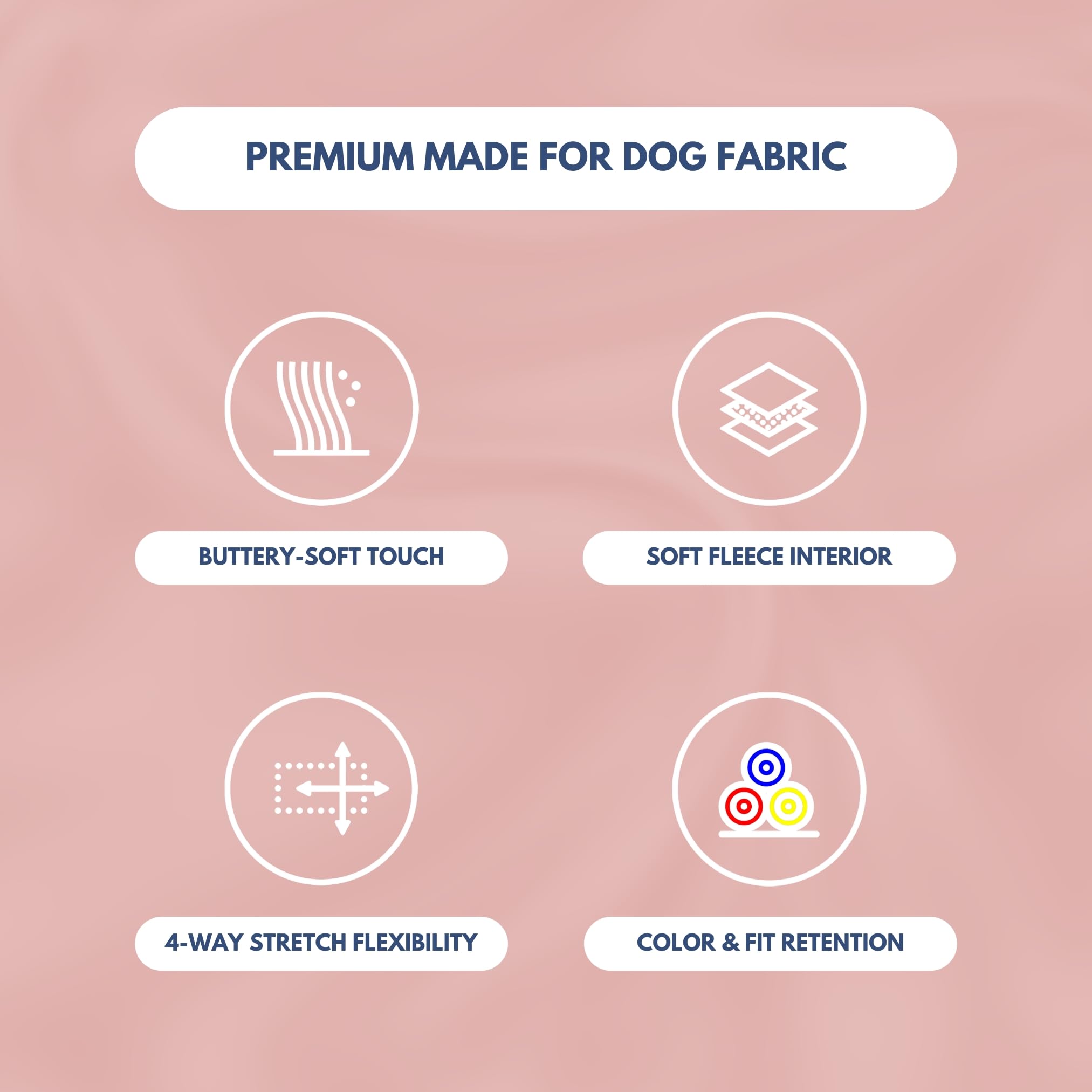 Spark Paws calming fleece interior for cozy cool-weather wear
