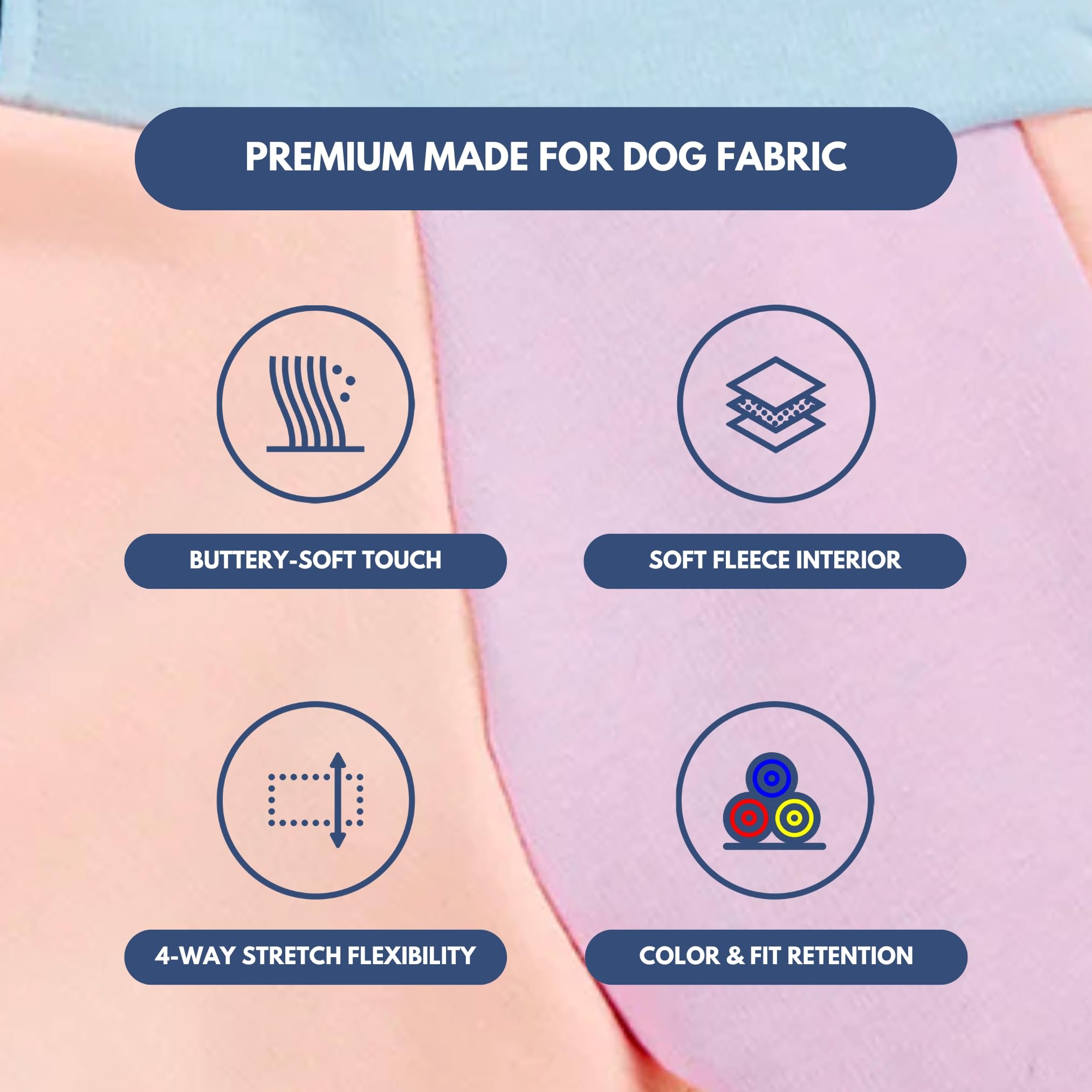 Spark Paws dog hoodie inner fleece gives cozy warmth for chilly errands.