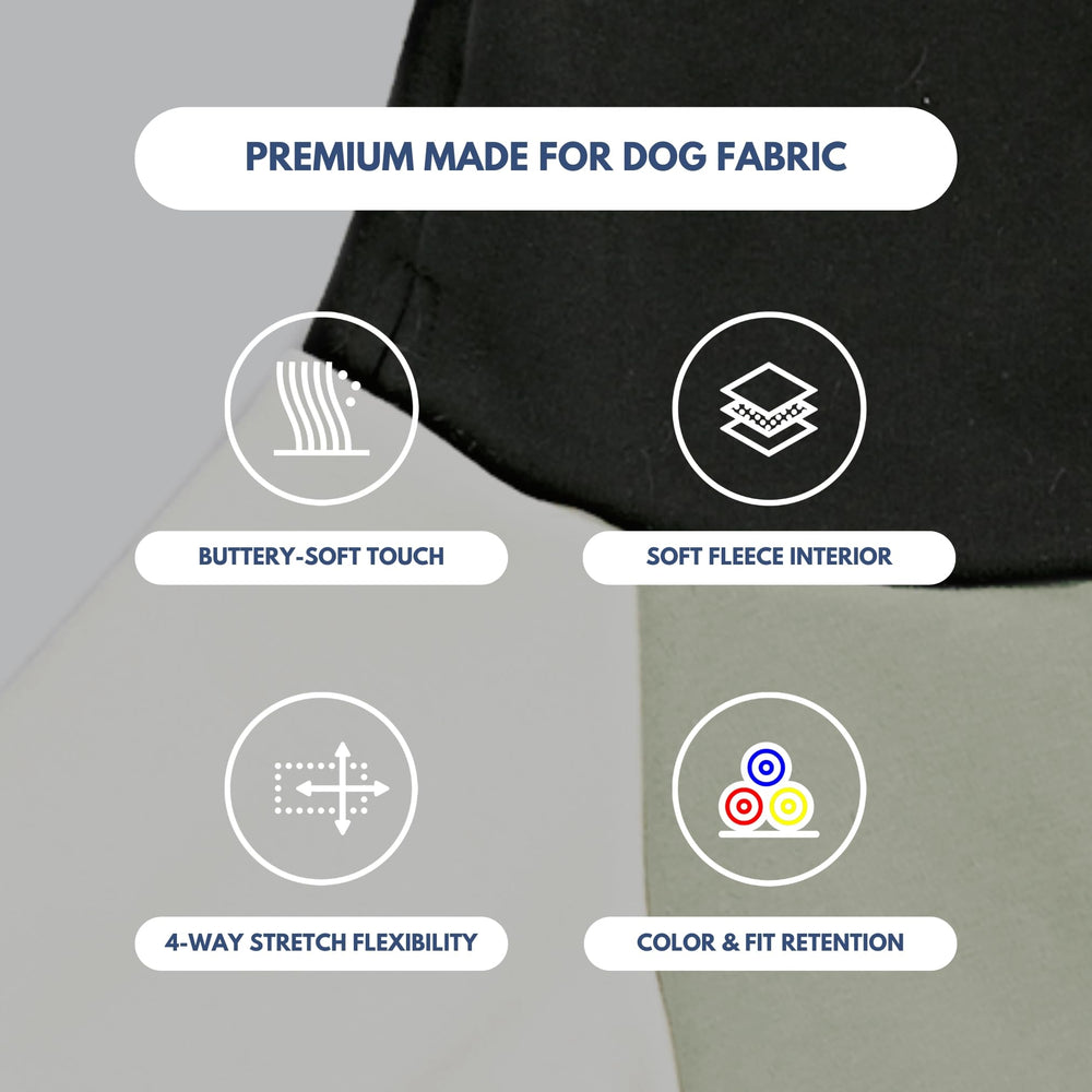 Spark Paws hoodie highlights butter-stretch fabric for unrestricted movement across sizes.