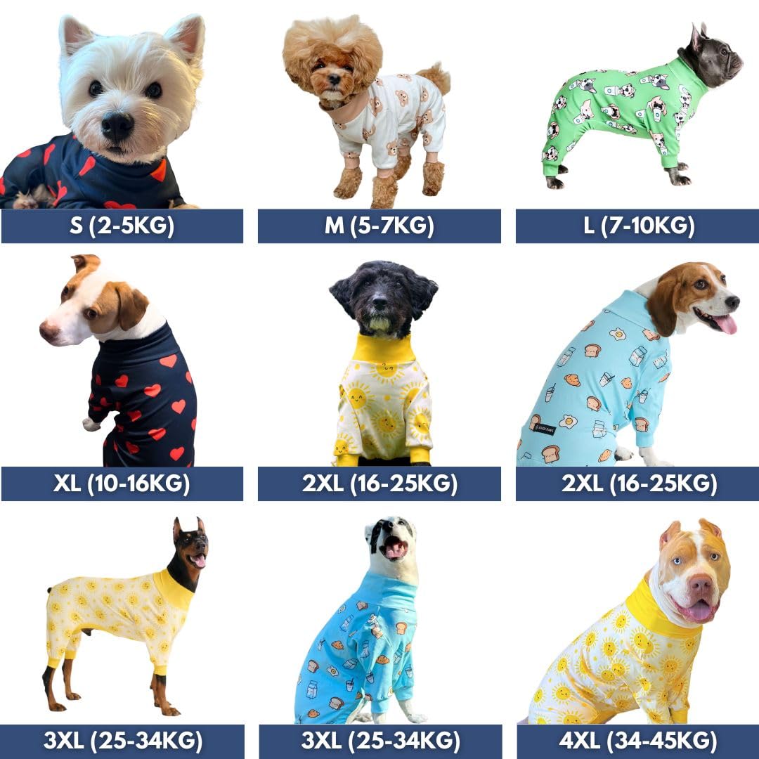 Spark Paws Dog Pajama hug-like interior highlights soothing coziness.