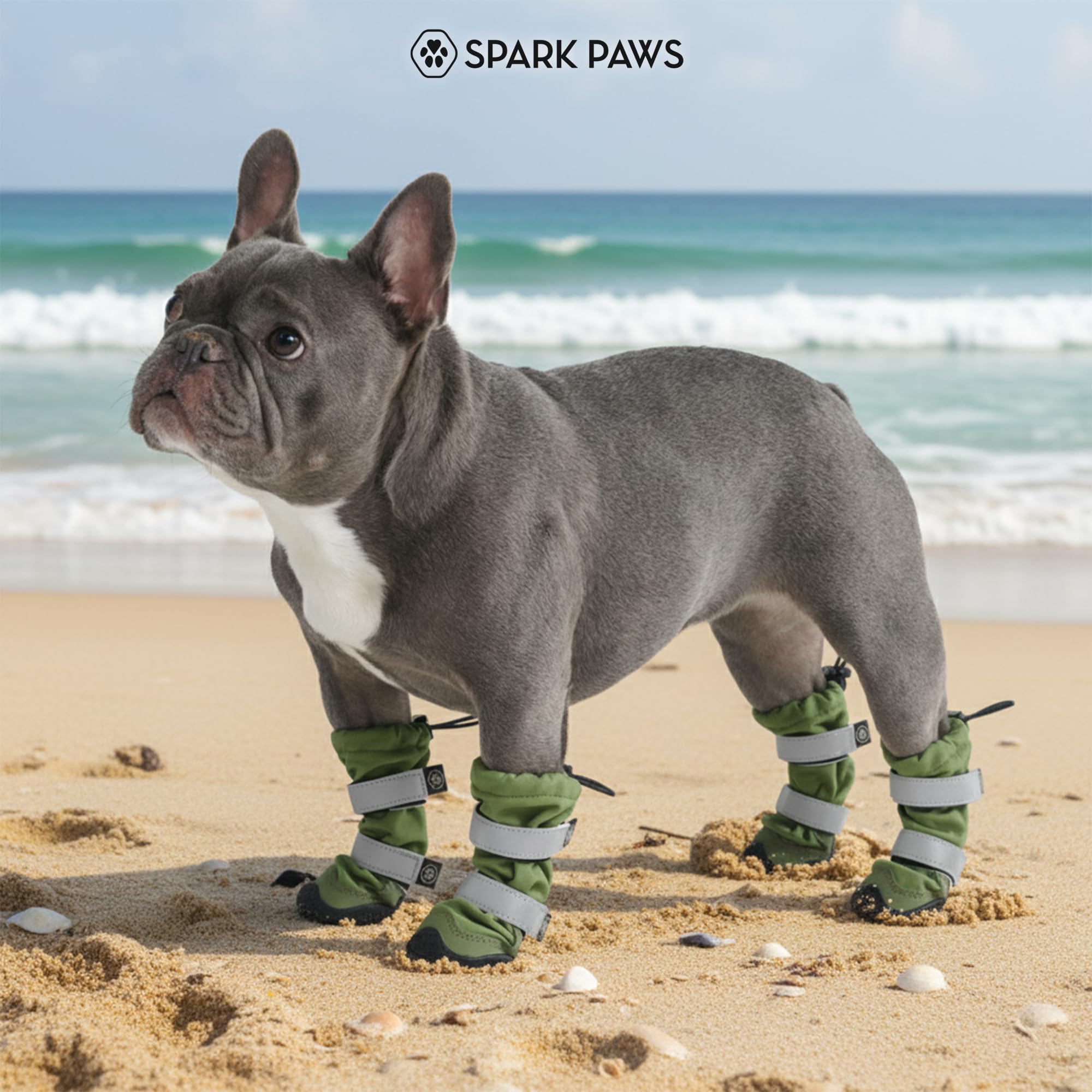 Spark Paws four-pack packaging shot highlights value and full paw protection kit.