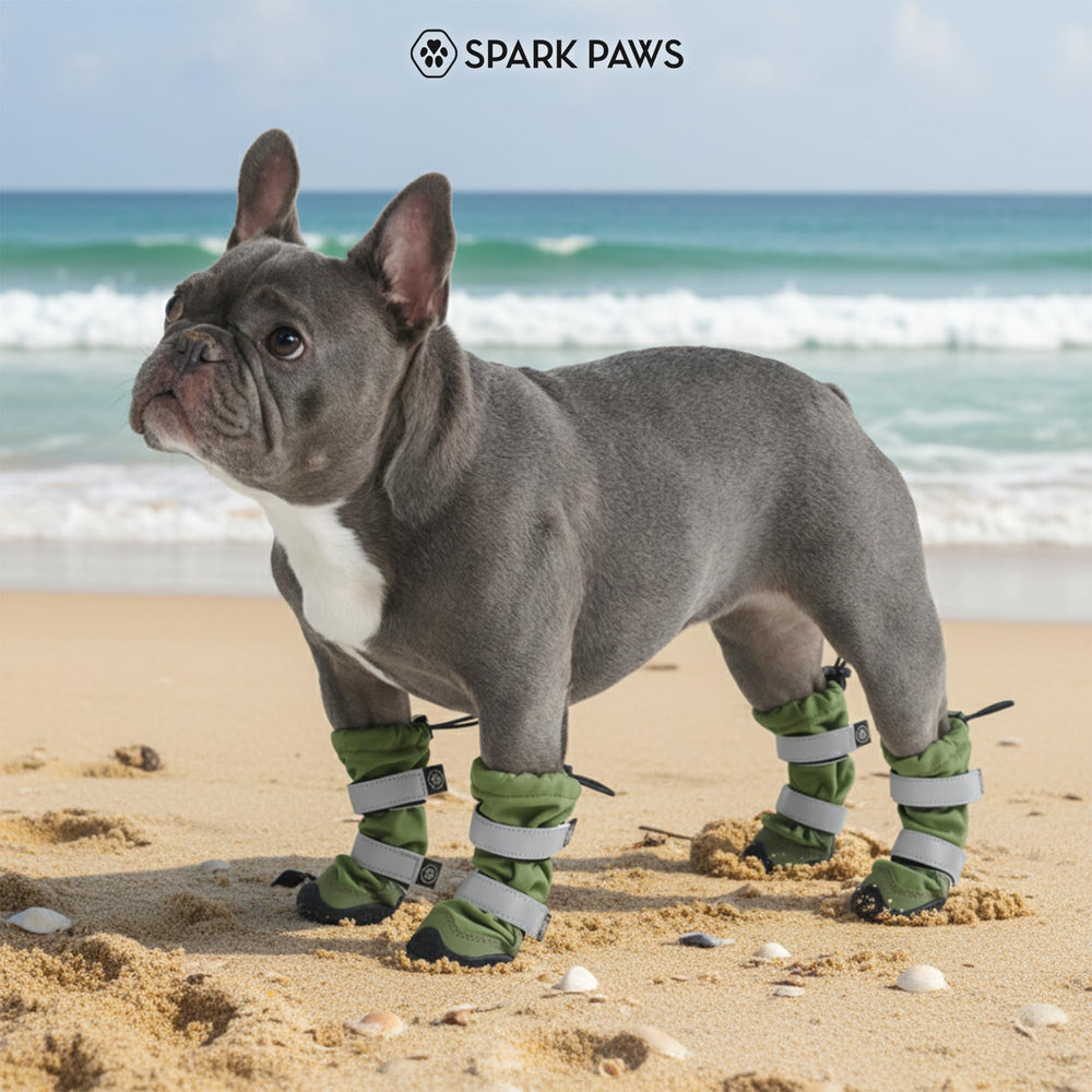 Spark Paws four-pack packaging shot highlights value and full paw protection kit.