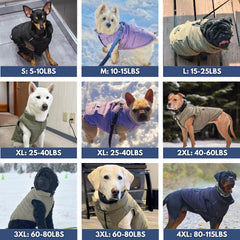 Spark Paws dog winter jacket olive XL back view with reflective straps for night safety.