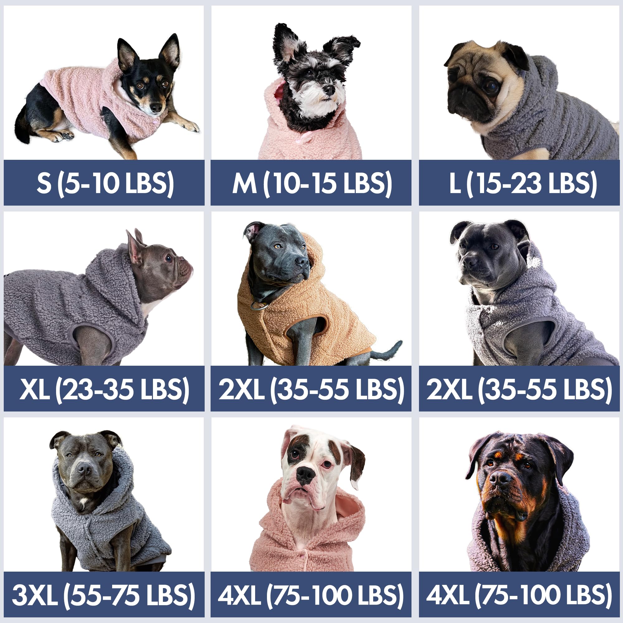 Spark Paws Fleece Dog Jacket hooded design demonstrates secure hood for active dogs